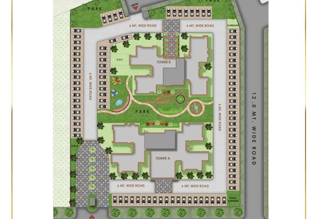 Eldeco Twin Towers Layout Plan